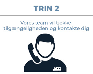 Autocamper leje trin 2