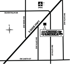 Cruise America afhentninssteder - Miami