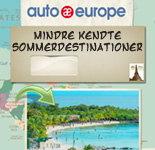 Mindre kendte sommerdestinationer | Auto Europe Infografik