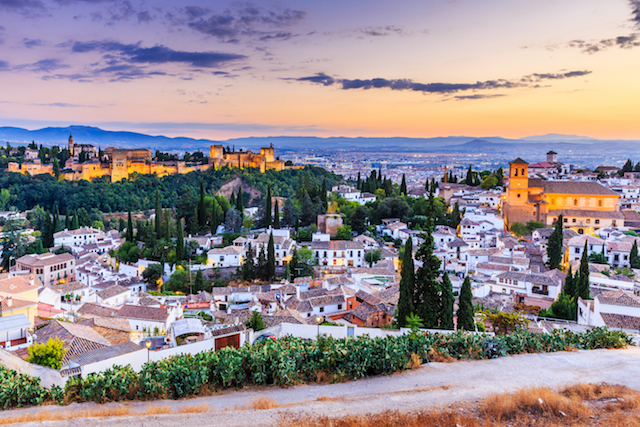 Road trip Granada, Spanien
