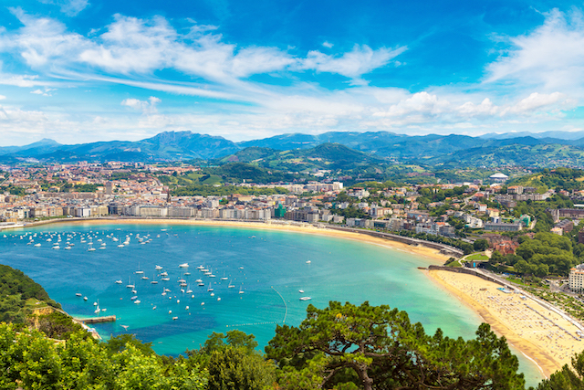 Road trip San Sebastian, Spanien